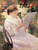 Lydia Reading In A Garden (1) by Mary Cassatt