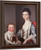 Mrs John Bannister And Her Son by Gilbert Stuart