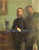 Self Portrait With His Friend Waroqui by Edouard Vuillard