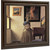 Young Woman Standing At Virginal Johannes Vermeer