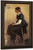 Seated Girl In A Long Black Dress Cecelia Beaux