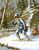 Hunter In A Blizzard By Cornelius Krieghoff By Cornelius Krieghoff