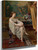 In The Artist's Studio By Gustave Leonard De Jonghe By Gustave Leonard De Jonghe Art Reproduction