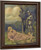 Knight And Flora By Hans Thoma Oil on Canvas Reproduction