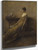 Lady In Gold By Thomas Wilmer Dewing By Thomas Wilmer Dewing