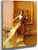 Lady With A Cello By Thomas Wilmer Dewing By Thomas Wilmer Dewing