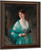 Lady With A Green Scarf By George Henry, R.A., R.S.A., R.S.W.  By George Henry, R.A., R.S.A., R.S.W.