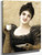 Lady With Coffee Cup By Emile Eisman Semenowsky