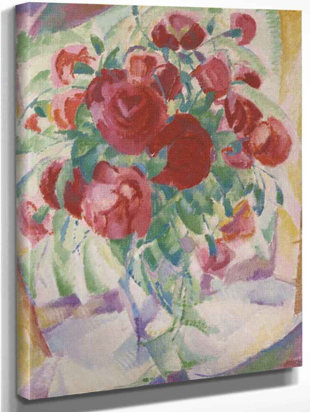 Still Life With Peonies1 By Leo Gestel