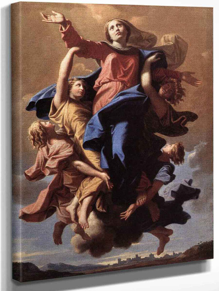 The Assumption Of The Virgin By Nicolas Poussin