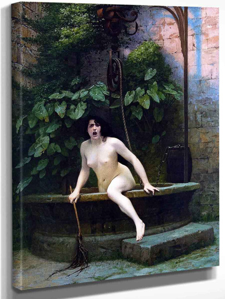 Truth Coming Out Of Her Well To Shame Mankind By Jean Leon Gerome