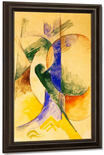 Abstract Composition By Franz Marc By Franz Marc