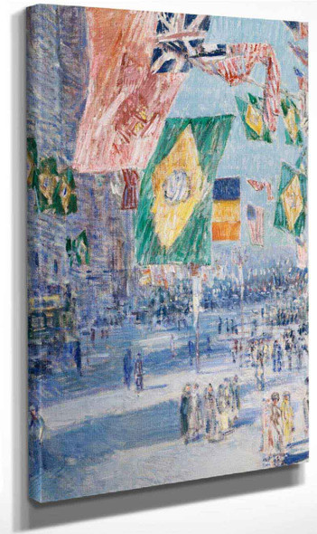 Avenue Of The Allies Brazil, Belgium 1 By Frederick Childe Hassam Art Reproduction