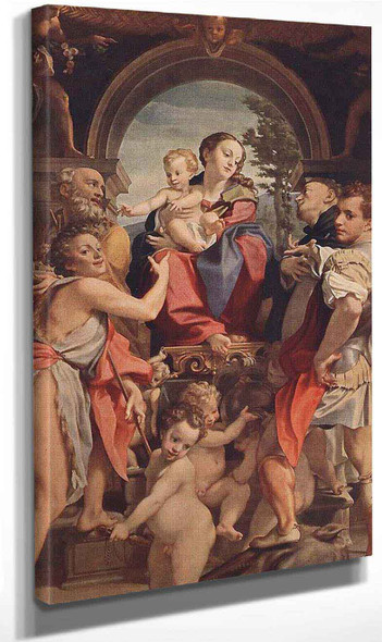 Madonna With St George By Correggio By Correggio