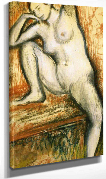 Nude Study Of A Dancer By Edgar Degas By Edgar Degas