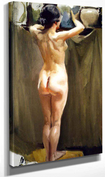 Nude Woman1 By Joaquin Sorolla Y Bastida