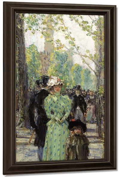 Sunday Morning By Frederick Childe Hassam By Frederick Childe Hassam
