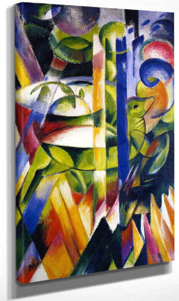 The Little Mountain Goats By Franz Marc By Franz Marc
