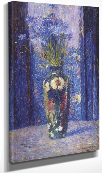 Vase Of Flowers By Henri Martin By Henri Martin