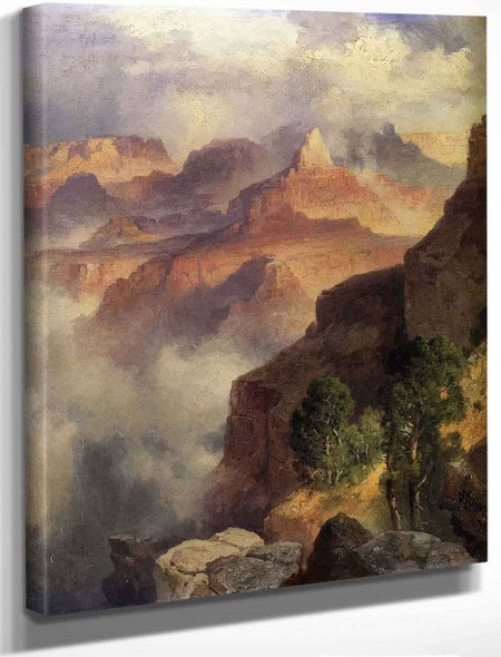 A Bit Of The Grand Canyon Grand Canyon Of The Colorado River By Thomas Moran By Thomas Moran
