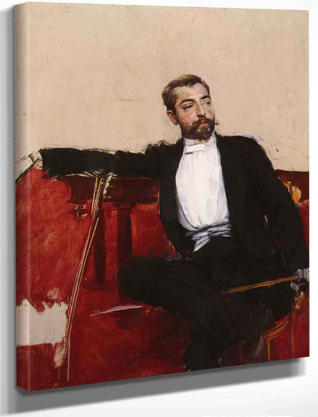A Portrait Of John Singer Sargent By Giovanni Boldini By Giovanni Boldini