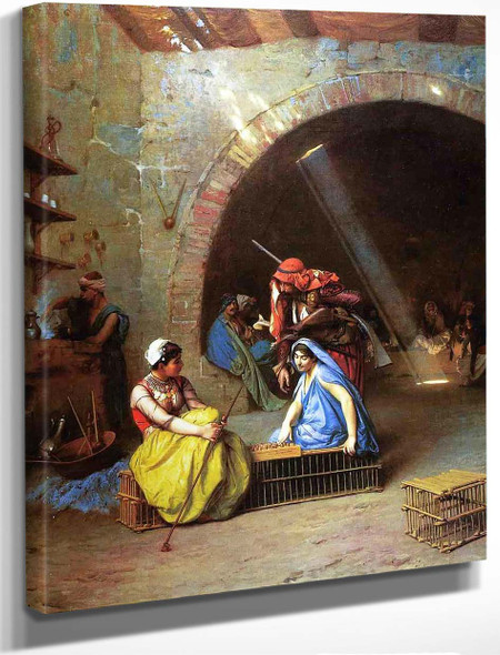 Almehs Playing Chess By Jean Leon Gerome By Jean Leon Gerome