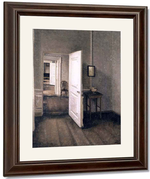 Four Rooms, Interior From The Artist's Home, Strandgade 25 By Vilhelm Hammershoi By Vilhelm Hammershoi