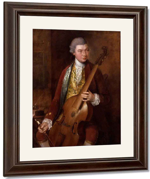 Karl Friedrich Abel By Thomas Gainsborough By Thomas Gainsborough