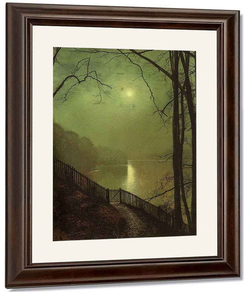 Figure In The Moonlight By John Atkinson Grimshaw Reproduction