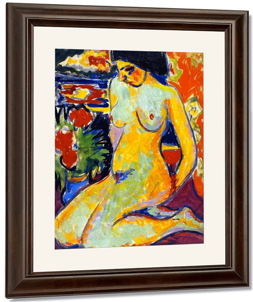 Nude By Ernst Ludwig Kirchner By Ernst Ludwig Kirchner