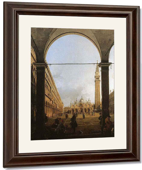 Piazza San Marco, Looking East By Canaletto By Canaletto