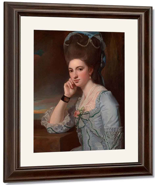 Portrait Of A Lady By George Romney By George Romney