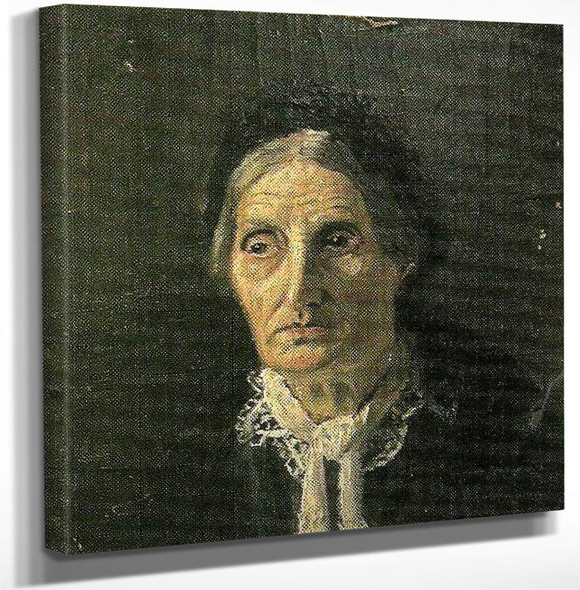 Portrait Of An Old Lady By Eugene Jansson Art Reproduction