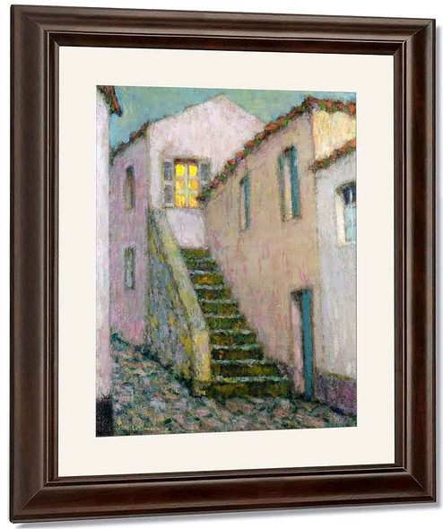 Staircase By Henri Le Sidaner By Henri Le Sidaner