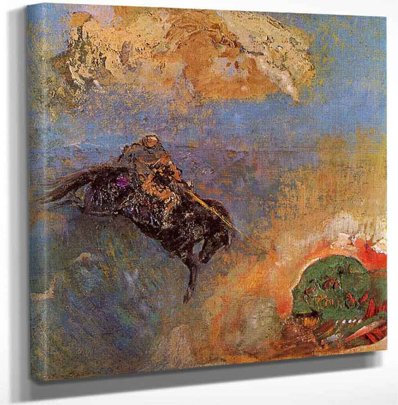 Roger And Angelica1 By Odilon Redon Art Reproduction