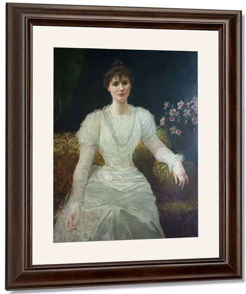 The Artist's Daughter By Frederick Goodall By Frederick Goodall