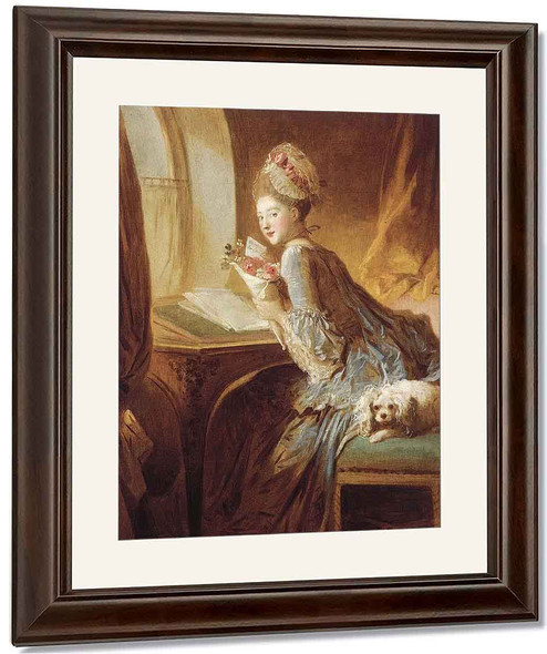 The Love Letter By Jean Honore Fragonard By Jean Honore Fragonard