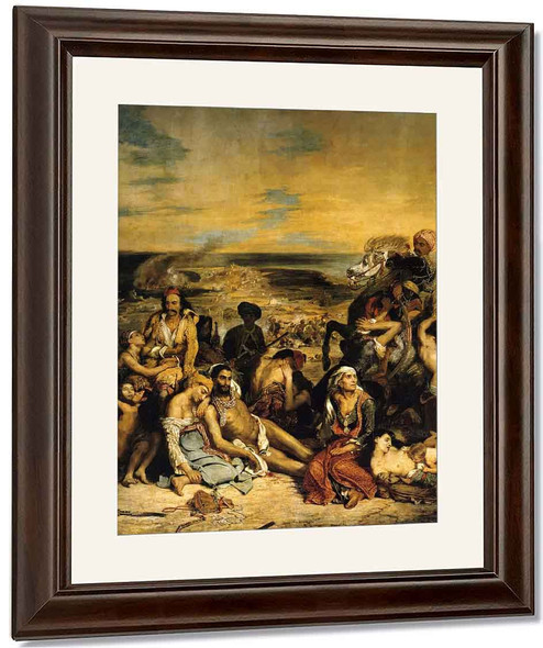 The Massacre Of Chios By Eugene Delacroix By Eugene Delacroix