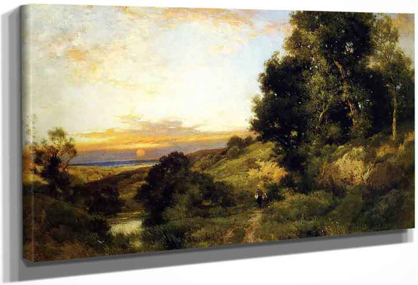 A Late Afternoon In Summer By Thomas Moran