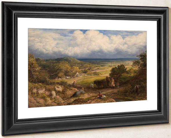 A Surrey Landscape By John Linnell By John Linnell