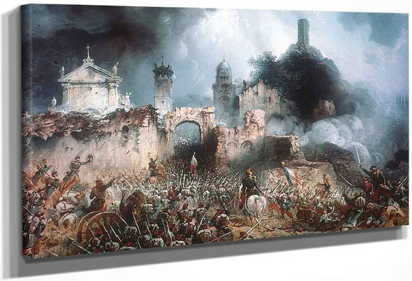 Battle Of Solferino By Carlo Bossoli