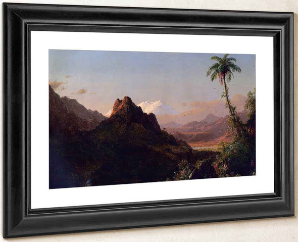 In The Tropics By Frederic Edwin Church By Frederic Edwin Church