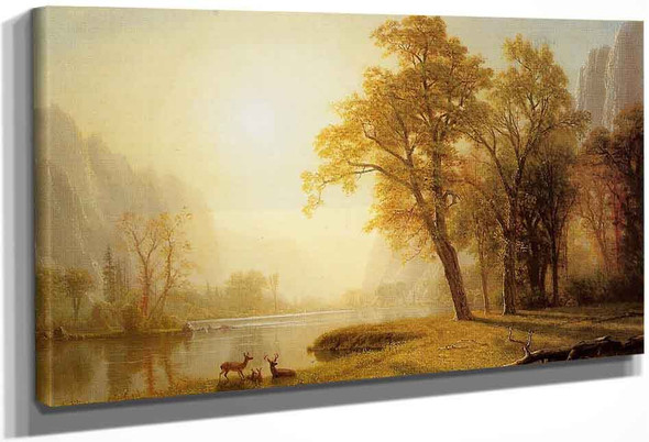 Kings River Canyon,California By Albert Bierstadt