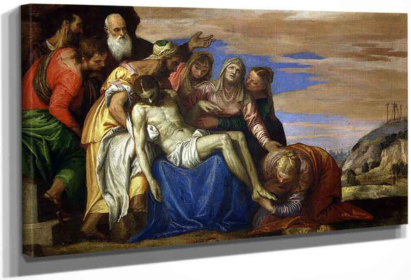 Lamentation Over The Dead Christ By Paolo Veronese