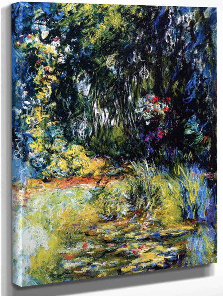 A Corner Of The Water Lily Pond By Claude Oscar Monet