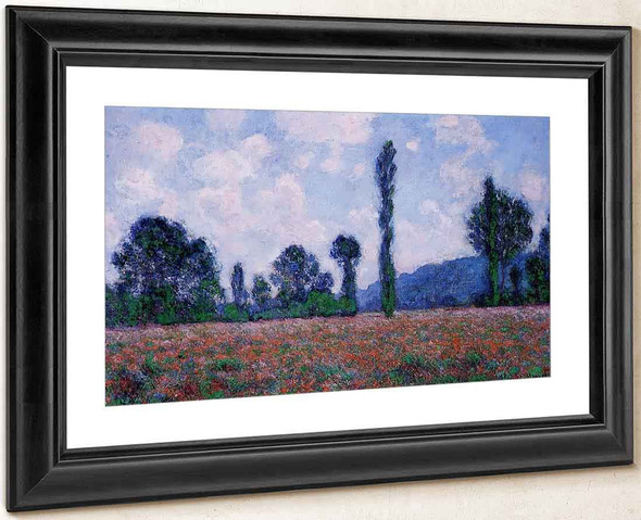 Poppy Field, Giverny By Claude Oscar Monet