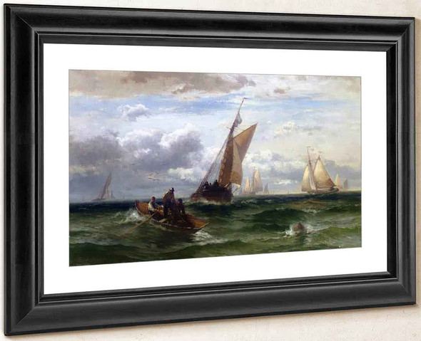 Sailing By Edward Moran