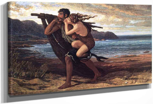 The Fisherman And The Mermaid By Elihu Vedder