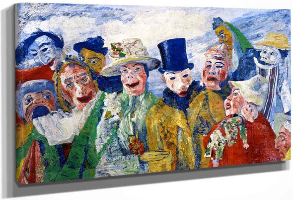 The Intrigue By James Ensor By James Ensor