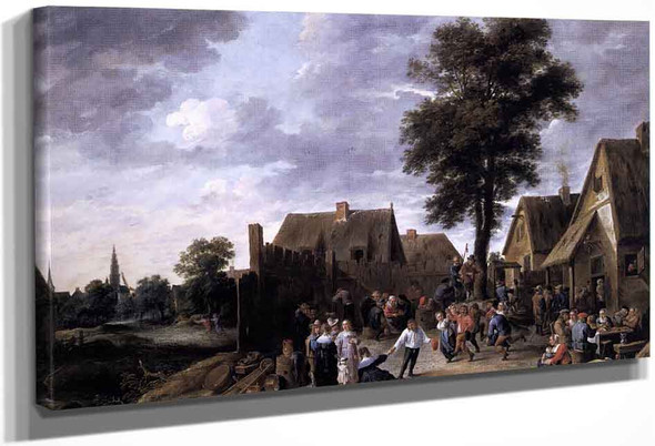 The Kermess At The Half Moon Inn By David Teniers The Younger
